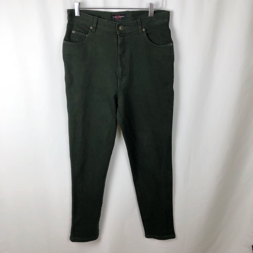 Gloria Vanderbilt Forest Green Stretch Jeans